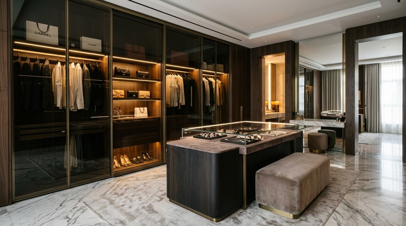 The Glasshouse Master Suite & Walk-In Dressing Pavilion